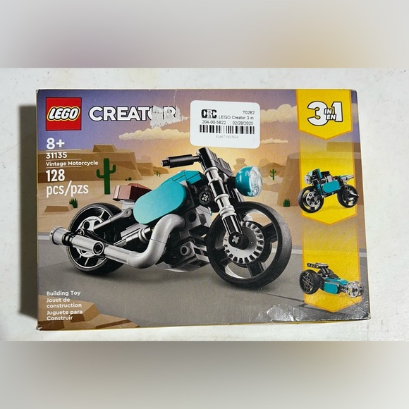 Lego Vintage Motorcycle Item #31135 - Picture 9 of 9